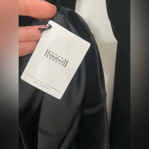 NWT Wolford Velvet Blake Dress Black Size 12 - Picture 6 of 9